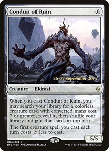 Conduit of Ruin - Prerelease Cards (PRE) #4s - Rare Magic: The Gathering Trading Card