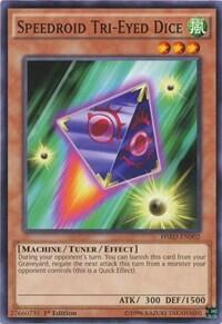 Speedroid Tri-Eyed Dice - High-Speed Riders (HSRD) #HSRD-EN002 - Common / Short Print YuGiOh Trading Card