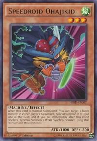 Speedroid Ohajikid trading card from High-Speed Riders Speedroid Ohajikid - High-Speed Riders YuGiOh trading card