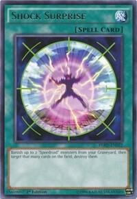 Shock Surprise trading card from High-Speed Riders Shock Surprise - High-Speed Riders YuGiOh trading card