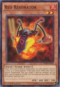 Red Resonator - High-Speed Riders (HSRD) #HSRD-EN016 - Common / Short Print YuGiOh Trading Card