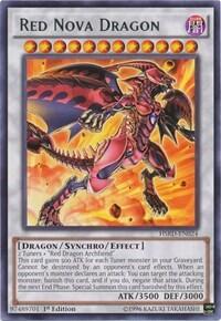 Red Nova Dragon - High-Speed Riders (HSRD) #HSRD-EN024 - Rare YuGiOh Trading Card
