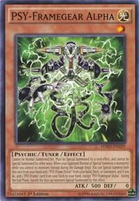PSY-Framegear Alpha trading card from High-Speed Riders PSY-Framegear Alpha - High-Speed Riders YuGiOh trading card