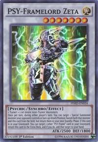 PSY-Framelord Zeta trading card from High-Speed Riders PSY-Framelord Zeta - High-Speed Riders YuGiOh trading card