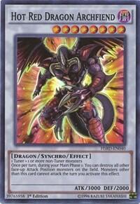 Hot Red Dragon Archfiend - High-Speed Riders (HSRD) #HSRD-EN040 - Super Rare YuGiOh Trading Card