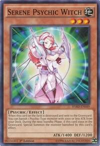 Serene Psychic Witch - High-Speed Riders YuGiOh trading card