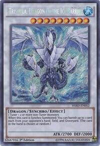 Trishula, Dragon of the Ice Barrier - High-Speed Riders (HSRD) #HSRD-EN052 - Secret Rare YuGiOh Trading Card
