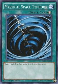 Mystical Space Typhoon trading card from High-Speed Riders Mystical Space Typhoon - High-Speed Riders YuGiOh trading card