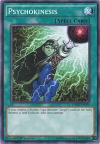 Psychokinesis trading card from High-Speed Riders Psychokinesis - High-Speed Riders YuGiOh trading card