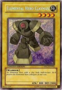 Elemental HERO Clayman - Elemental Hero Collection 2 (EHC2) #EHC2-EN002 - Secret Rare YuGiOh Trading Card