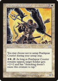 Pearlspear Courier - Onslaught (ONS) #48 - Uncommon Magic: The Gathering Trading Card
