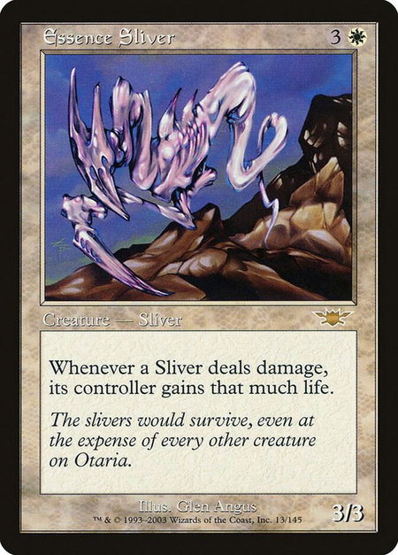Essence Sliver - Legions Magic: The Gathering trading card