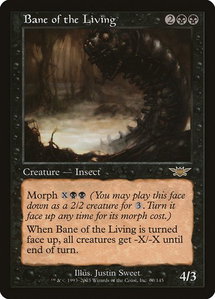 Bane of the Living - Legions (LGN) #60 - Rare Magic: The Gathering Trading Card
