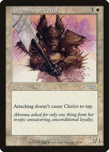 Akroma's Devoted - Legions (LGN) #2 - Uncommon Magic: The Gathering Trading Card