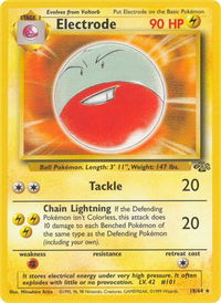 Electrode (18) - Jungle (JU) #18/64 - Rare Pokémon Trading Card