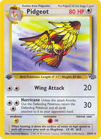Pidgeot (24) - Jungle (JU) #24/64 - Rare Pokémon Trading Card