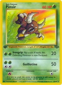Pinsir (25) - Jungle (JU) #25/64 - Rare Pokémon Trading Card