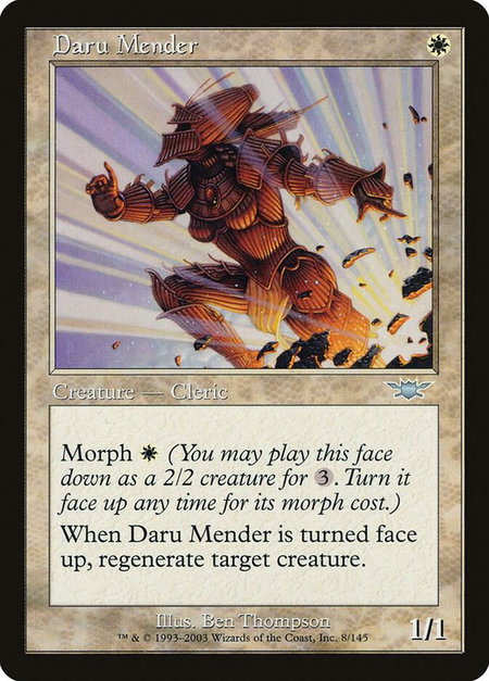 Daru Mender - Legions Magic: The Gathering trading card