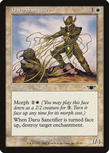 Daru Sanctifier - Legions Magic: The Gathering trading card