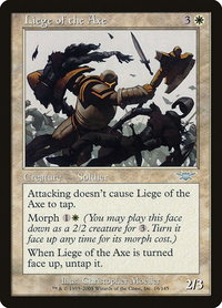 Liege of the Axe - Legions (LGN) #16 - Uncommon Magic: The Gathering Trading Card
