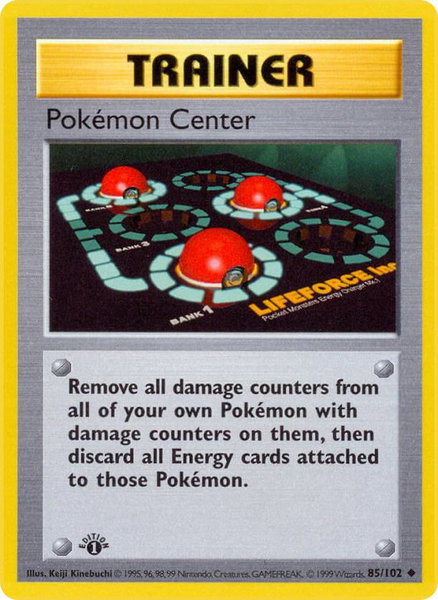 Pokemon Center - Base Set (Shadowless) Pokémon trading card