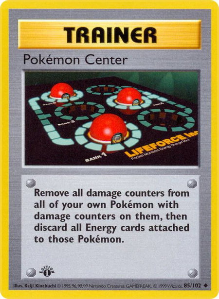 Pokemon Center - Base Set (Shadowless) Pokémon trading card