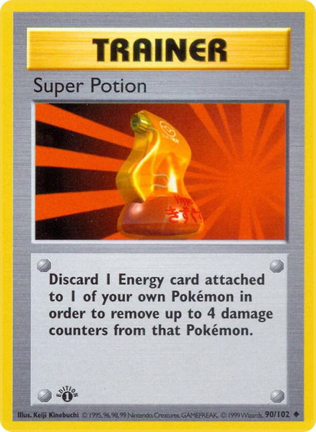 Super Potion - Base Set (Shadowless) Pokémon trading card