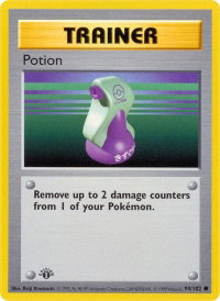 Potion - Base Set (Shadowless) (BSS) #094/102 - Common Pokémon Trading Card