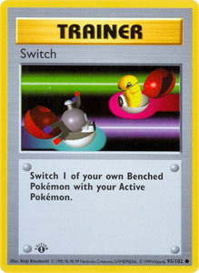 Switch - Base Set (Shadowless) (BSS) #095/102 - Common Pokémon Trading Card