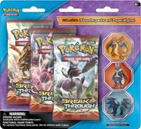 BREAKthrough Mega Evolution 3 Pin Blister trading card from XY - BREAKthrough BREAKthrough Mega Evolution 3 Pin Blister - XY - BREAKthrough Pokémon trading card