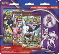 BREAKthrough Three Pack Pin Blisters [Mega Mewtwo X] - XY - BREAKthrough Pokémon trading card