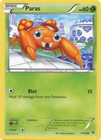 Paras - XY - BREAKthrough (BKT) #1/162 - Common Pokémon Trading Card