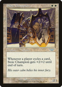 Stoic Champion - Legions (LGN) #21 - Uncommon Magic: The Gathering Trading Card