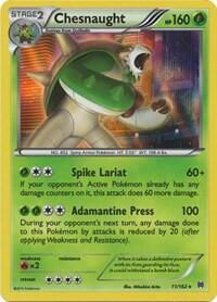 Chesnaught - XY - BREAKthrough (BKT) #11/162 - Holo Rare Pokémon Trading Card