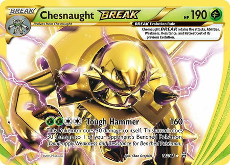 Chesnaught BREAK - XY - BREAKthrough Pokémon trading card