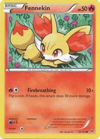 Fennekin - XY - BREAKthrough Pokémon trading card
