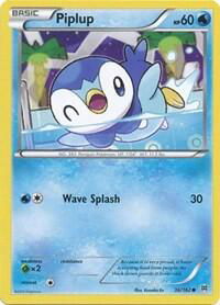 Piplup - XY - BREAKthrough (BKT) #36/162 - Common Pokémon Trading Card