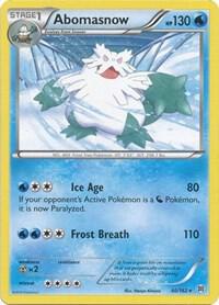Abomasnow - XY - BREAKthrough Pokémon trading card