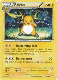 Raichu - XY - BREAKthrough (BKT) #49/162 - Rare Pokémon Trading Card