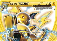 Raichu BREAK - XY - BREAKthrough (BKT) #50/162 - Rare BREAK Pokémon Trading Card
