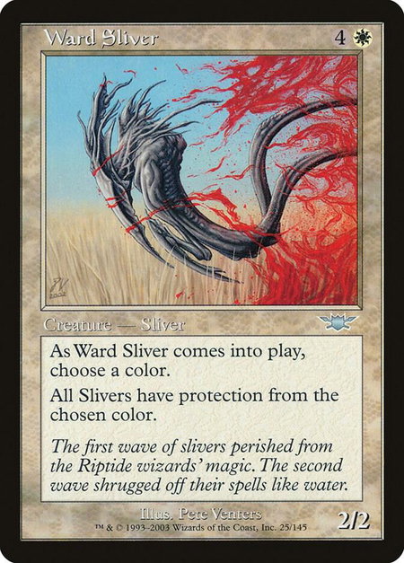 Ward Sliver - Legions Magic: The Gathering trading card