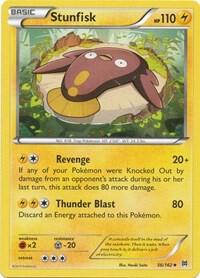 Stunfisk - XY - BREAKthrough Pokémon trading card
