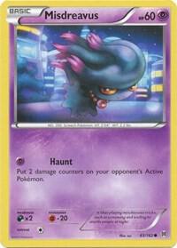 Misdreavus - XY - BREAKthrough Pokémon trading card