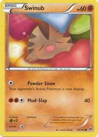 Swinub - XY - BREAKthrough Pokémon trading card