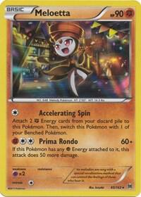 Meloetta - XY - BREAKthrough Pokémon trading card