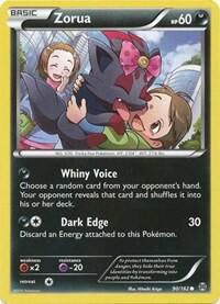 Zorua (90) - XY - BREAKthrough (BKT) #90/162 - Common Pokémon Trading Card