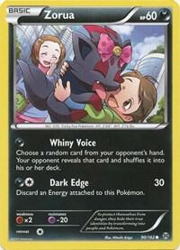 Zorua (90) - XY - BREAKthrough Pokémon trading card