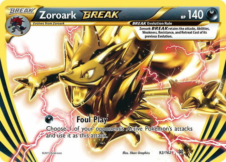 Zoroark BREAK - XY - BREAKthrough Pokémon trading card
