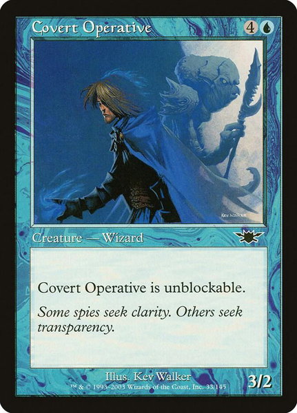 Covert Operative trading card from Legions Covert Operative - Legions Magic: The Gathering trading card