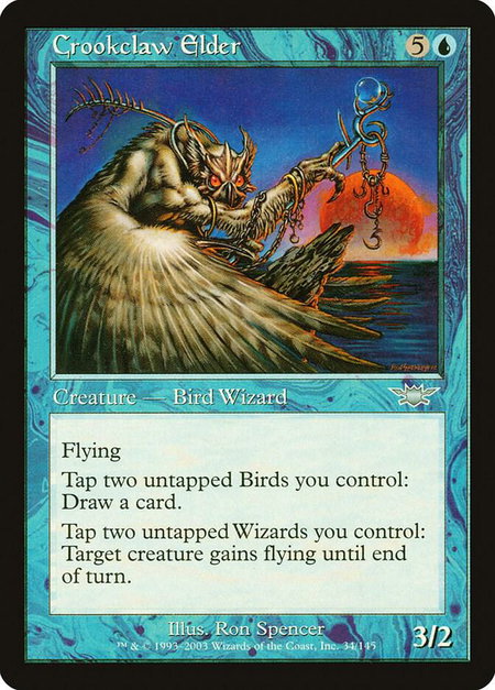 Crookclaw Elder - Legions Magic: The Gathering trading card